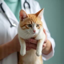 Vaccination d’un chat à la clinique Lumière